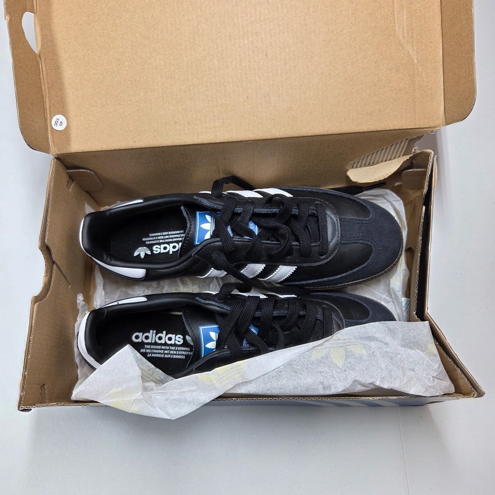 NIB ADIDAS Samba OG Shoes Black Women’s New Size 9 (5462) - Picture 4 of 12